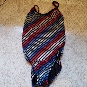 Girls one-piece Speedo bathing suit